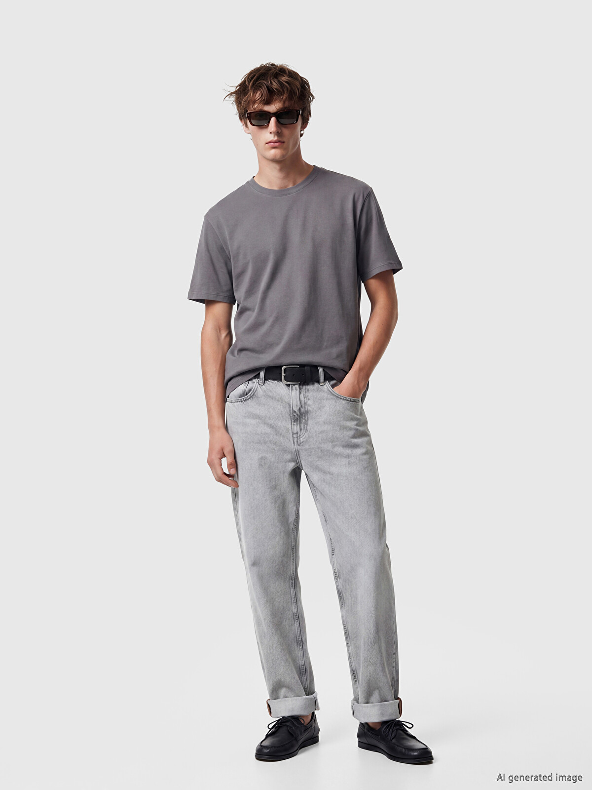 LCW Jeans 745 Baggy Fit Erkek Jean Pantolon - S6DQ18Z8-GRD | LC