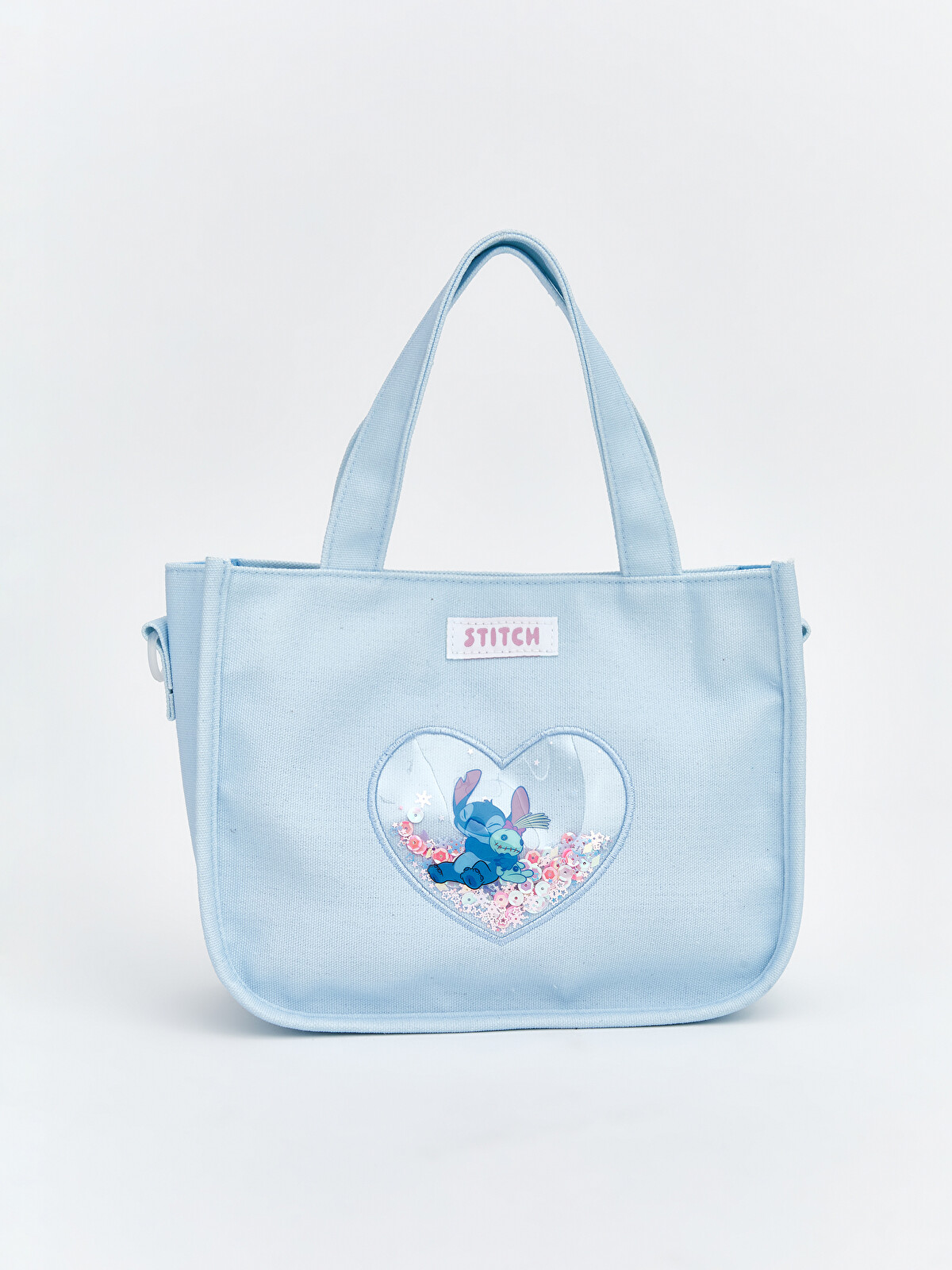 LCW ACCESSORIES Geantă de umăr cu imprimeu Stitch pentru fete