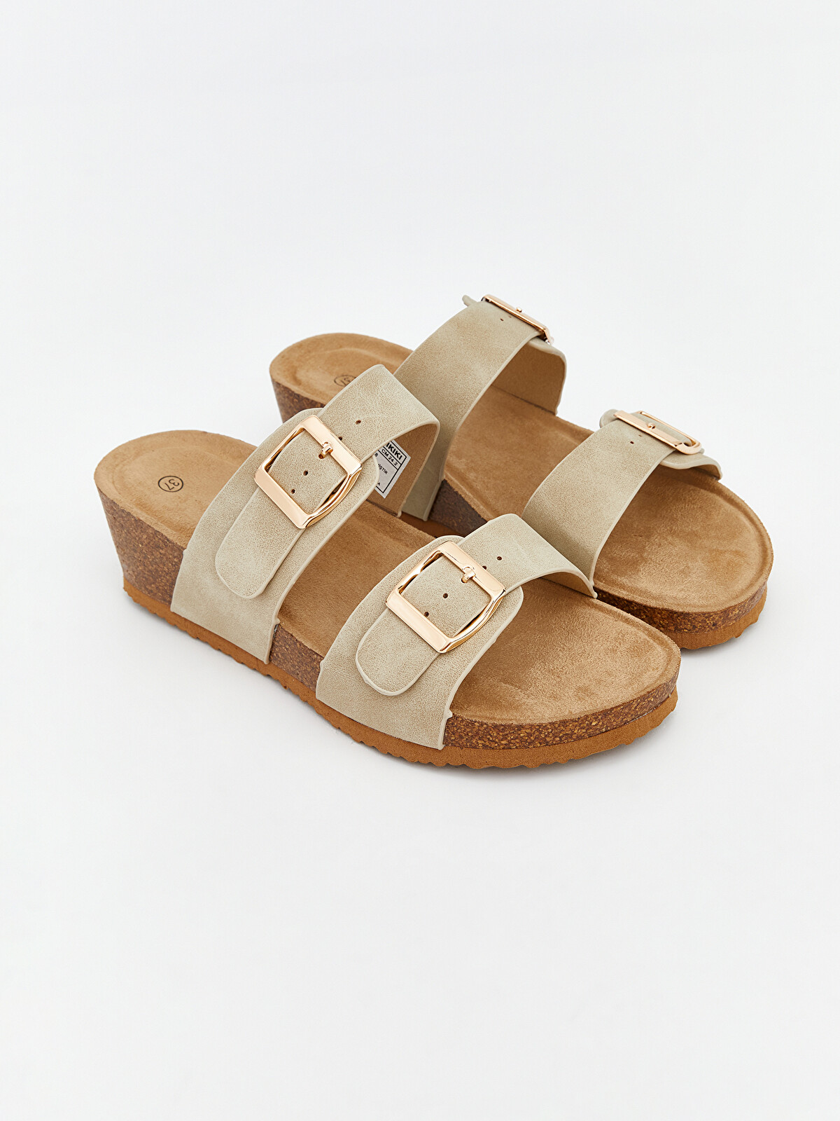 LCW STEPS Çift Bantlı Kadın Terlik - S6EF37Z8-R81 | LC Waikiki