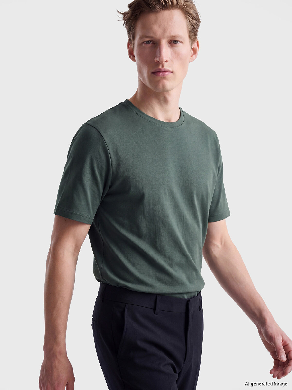 LCWAIKIKI Classic Regular Fit Thin Fabric T-shirt /03