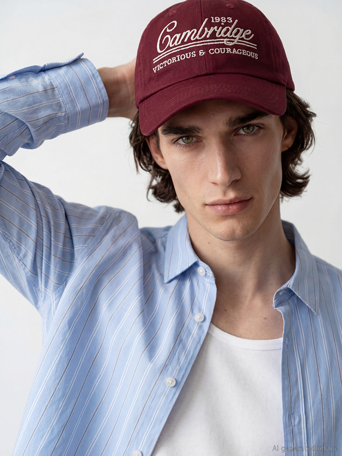 LCW ACCESSORIES Cambridge Nakışlı Erkek Kep Şapka - S6EH37Z8-HMB