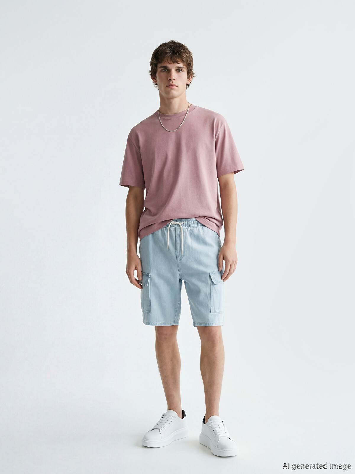 LCW Jeans Regular Fit Cargo Pocket Men's Denim Shorts - S6EI20Z8