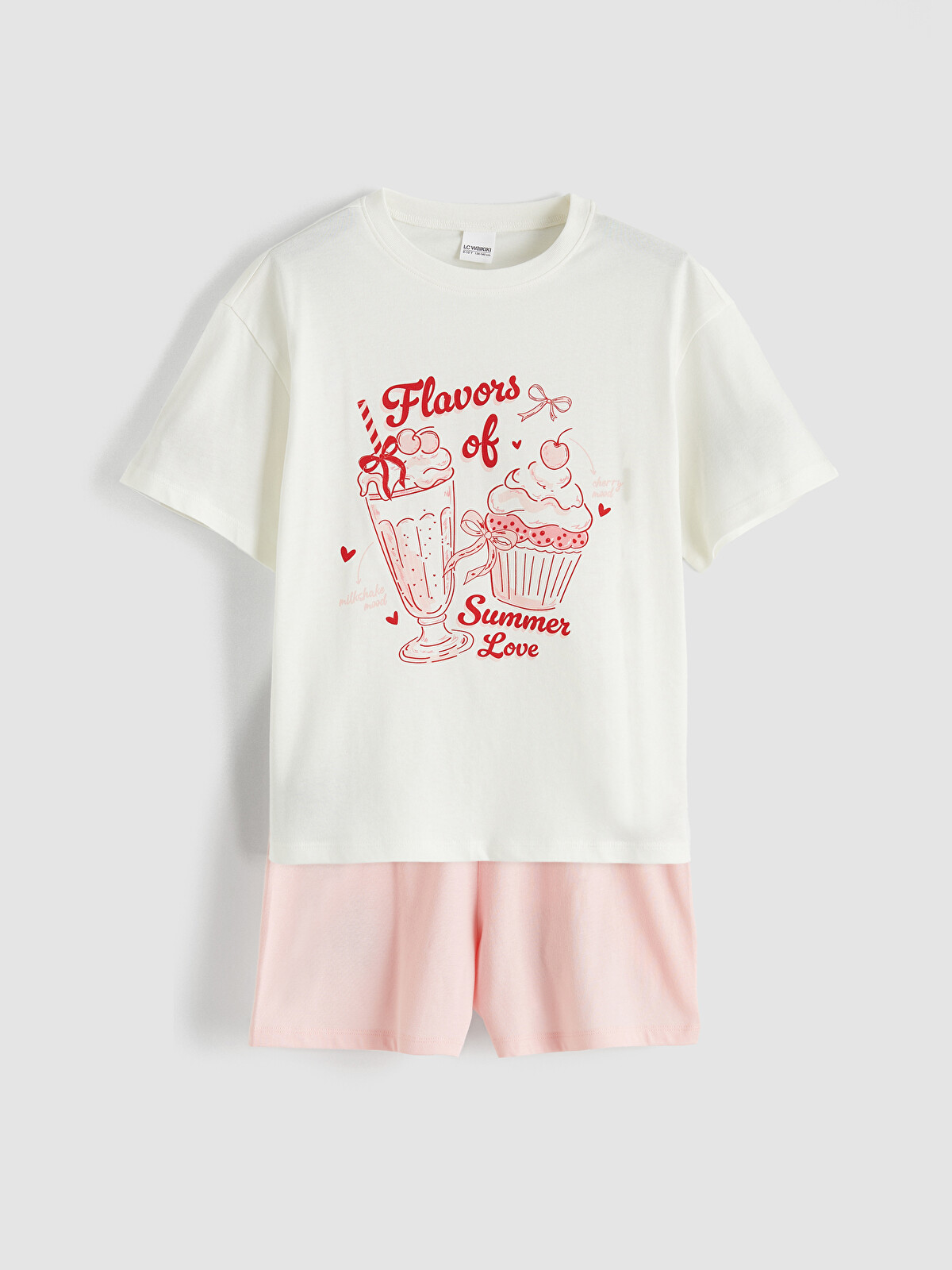j*j様 SOHO Slimane180 希少　オークション LCW Kids Printed Girls' Shortie Pyjamas Set - S6EJ53Z4-FDU | LC