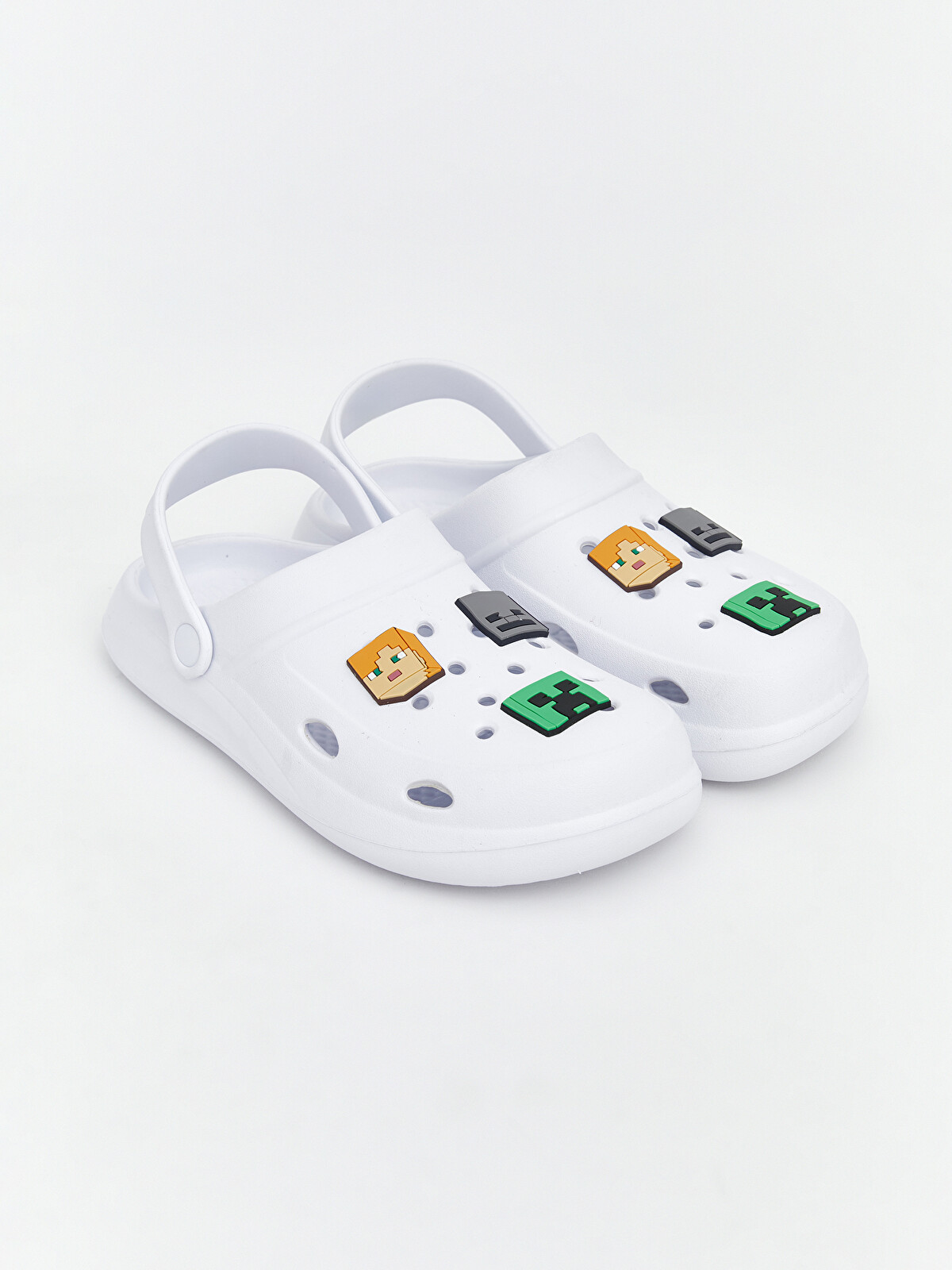 LCW STEPS Minecraft Baskılı Erkek Çocuk Plaj Sandaleti - S6EK03Z4