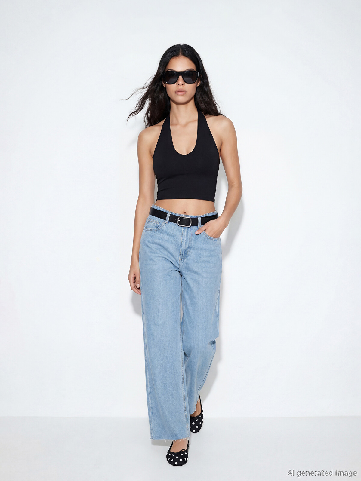 XSIDE Wideleg Women's Jean Pants - S6EK50Z8-RQ1 | LC Waikiki