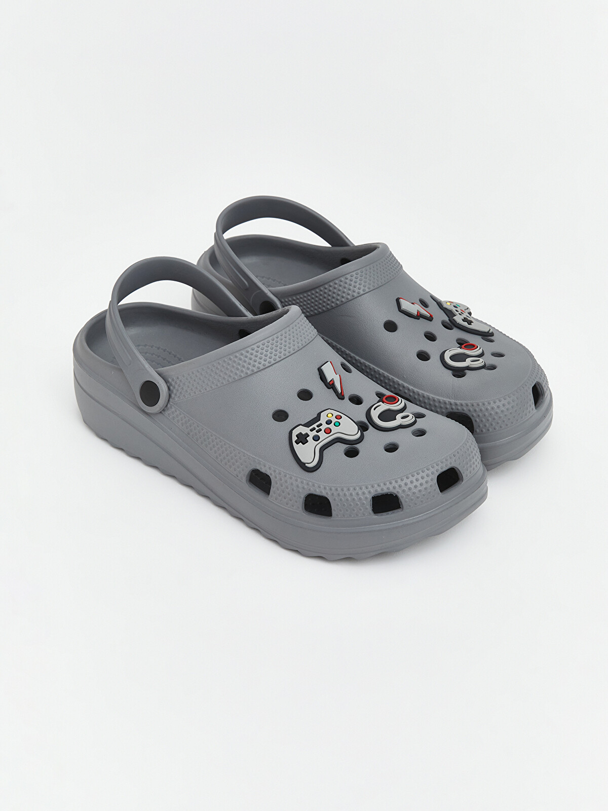 00s Evolution in design 40 inch グレー sk8 LCW STEPS Sabot de plajă imprimat pentru bărbați - S6EL64Z8-CWL