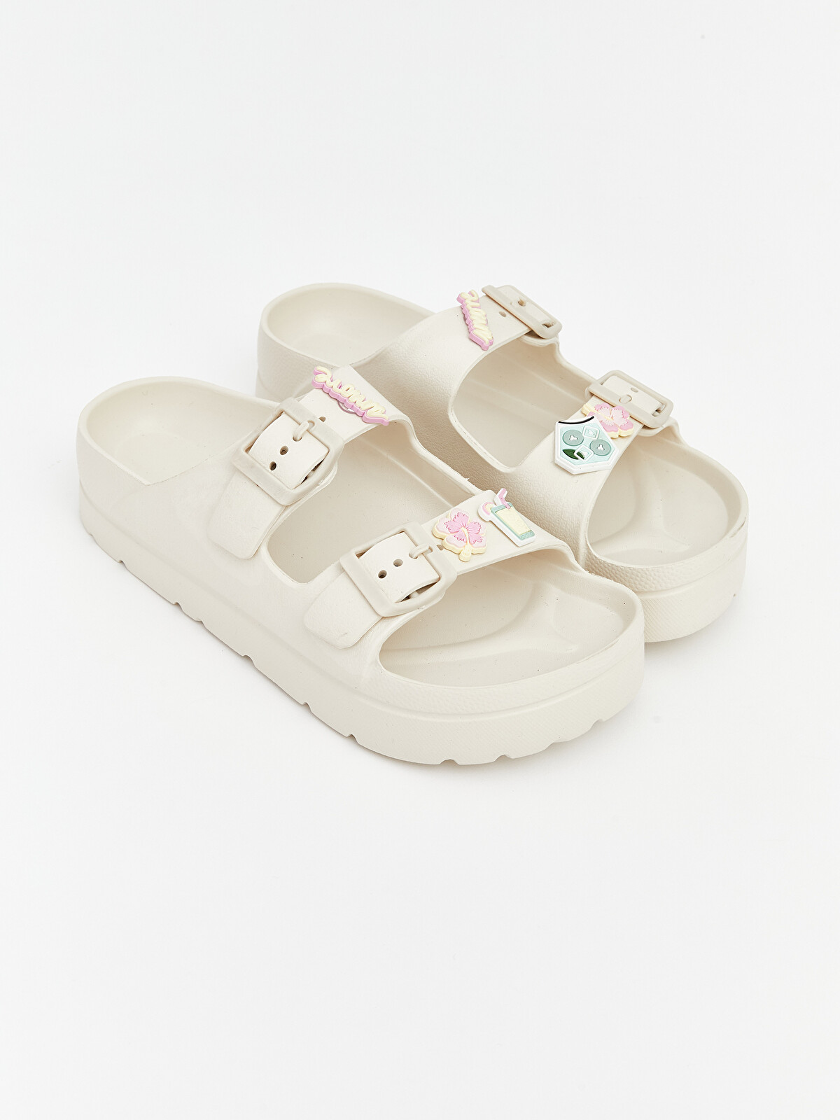 LCW STEPS Çift Bantlı Kadın Terlik - S6EO25Z8-R81 | LC Waikiki