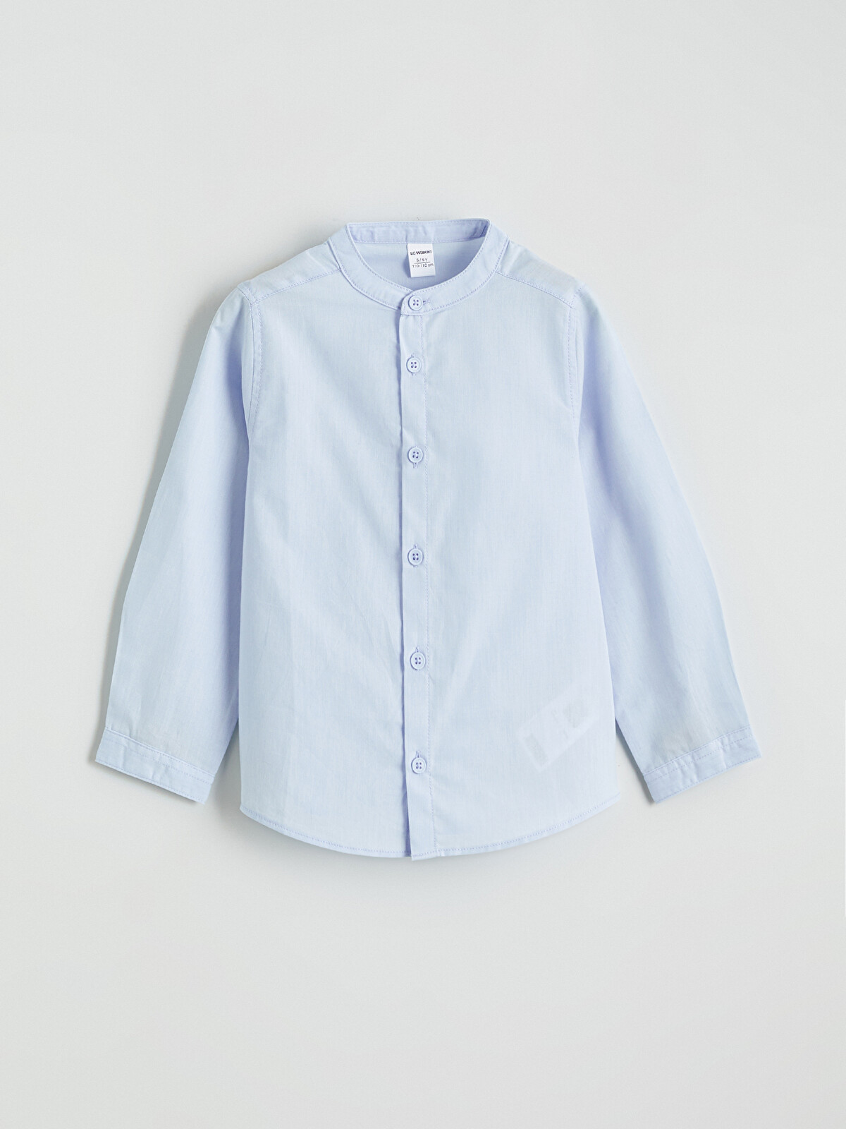 ⭐︎K⭐︎ LCW Kids Boys' Mandarin Collar Poplin Shirt - S6EP45Z1-GLL | LC