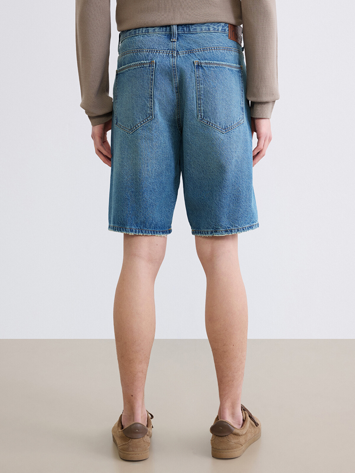 LCW Jeans Regular Fit Men's Denim Shorts - S6EQ18Z8-H45 | LC Waikiki