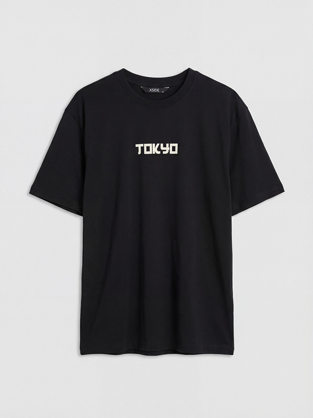 XSIDE Oversize Tokyo Print Men's T-shirt - S6FB58Z8-CVL | LC Waikiki