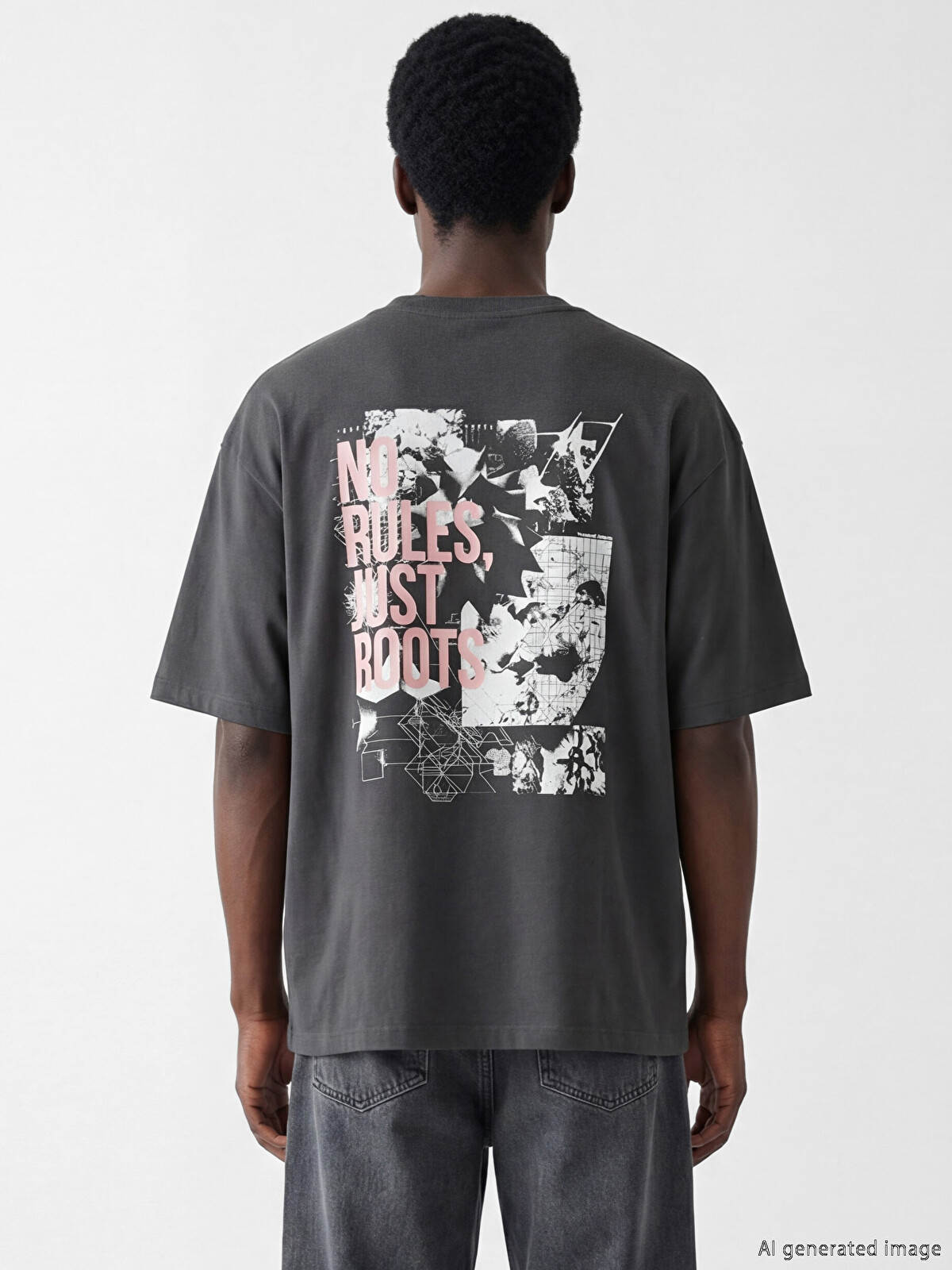 XSIDE Crew Neck Printed Men's T-shirt - S6FF43Z8-VX9 | LC Waikiki
