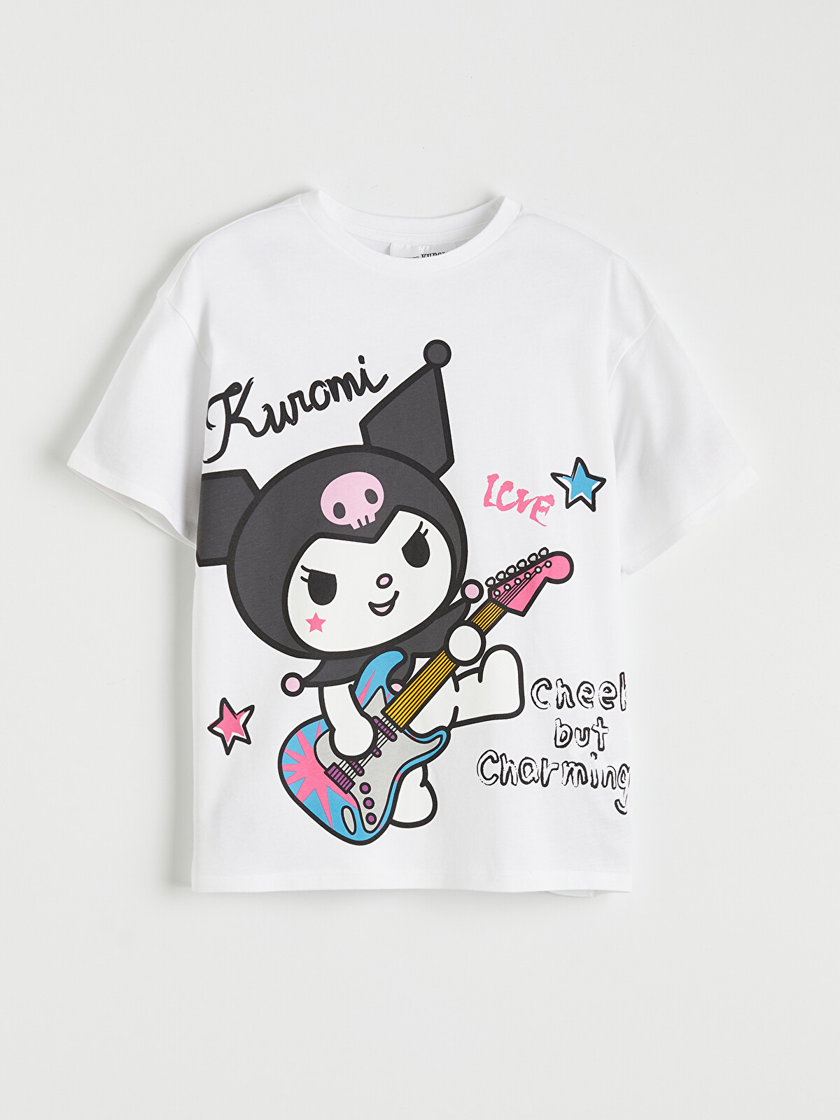 LCW Kids Girls' Kuromi Printed Crew Neck T-Shirt - S6FI51Z4-Q6K