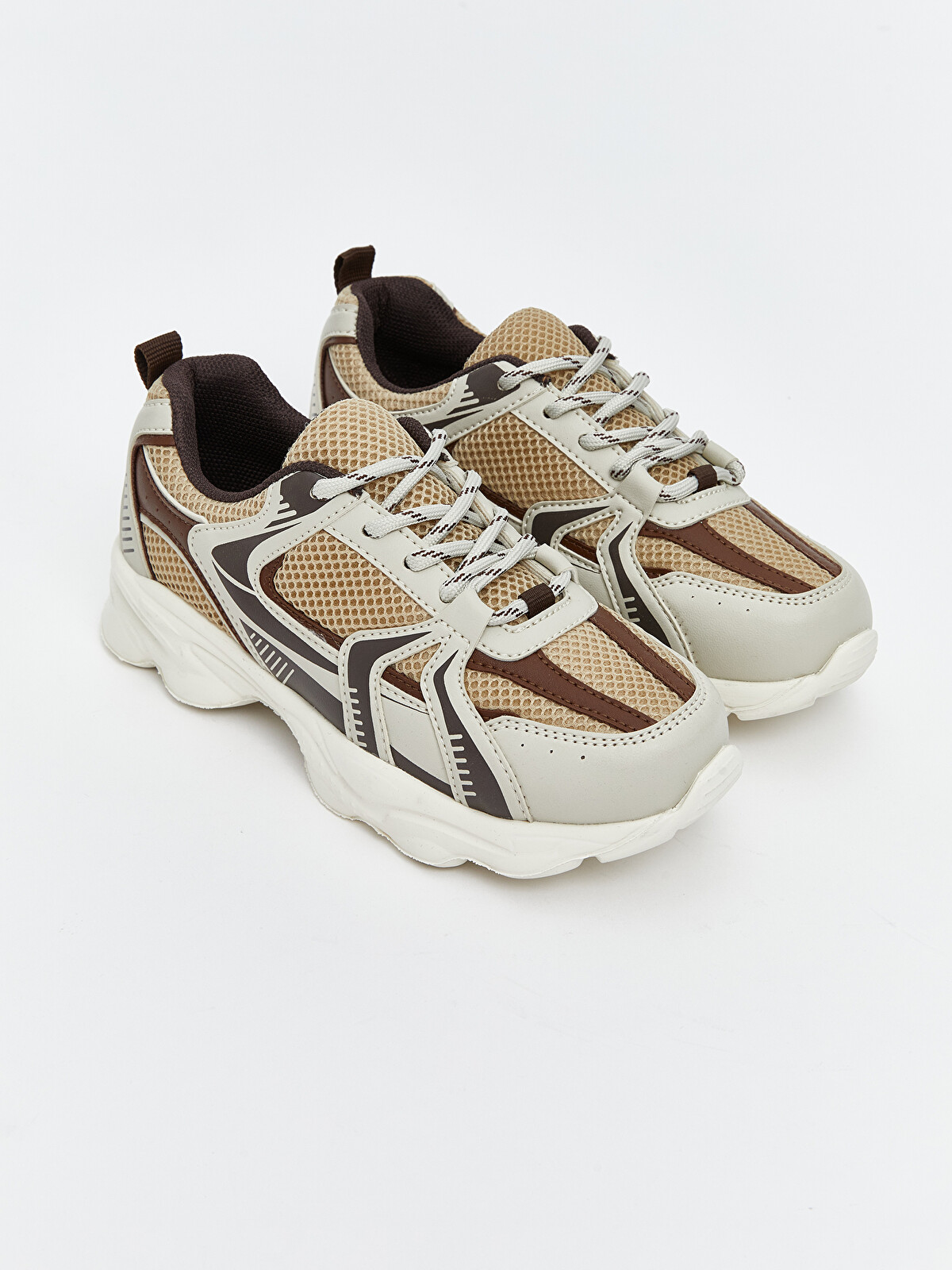 LCW STEPS Kahverengi Bağcıklı Erkek Çocuk Spor Ayakkabı - S6FK88Z4