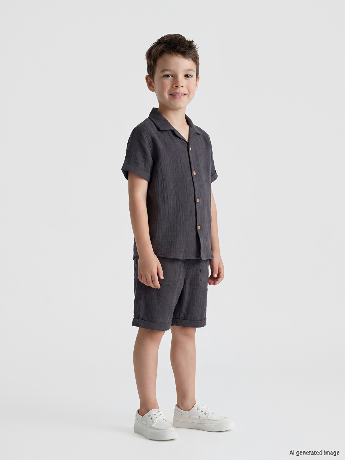 LOICX ユニホームセット LCW Kids Antrasit Erkek Çocuk Takım - S6FN82Z1-HEF | LCW