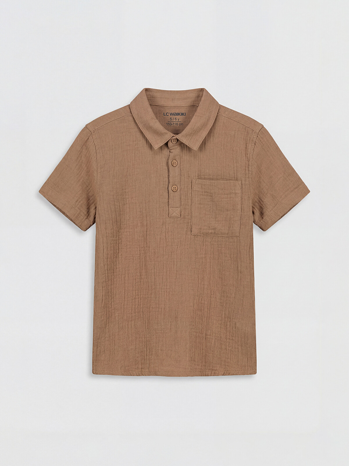 LCW Kids Polo Yaka Erkek Çocuk Tişört - S6FR15Z1-R1L | LC Waikiki