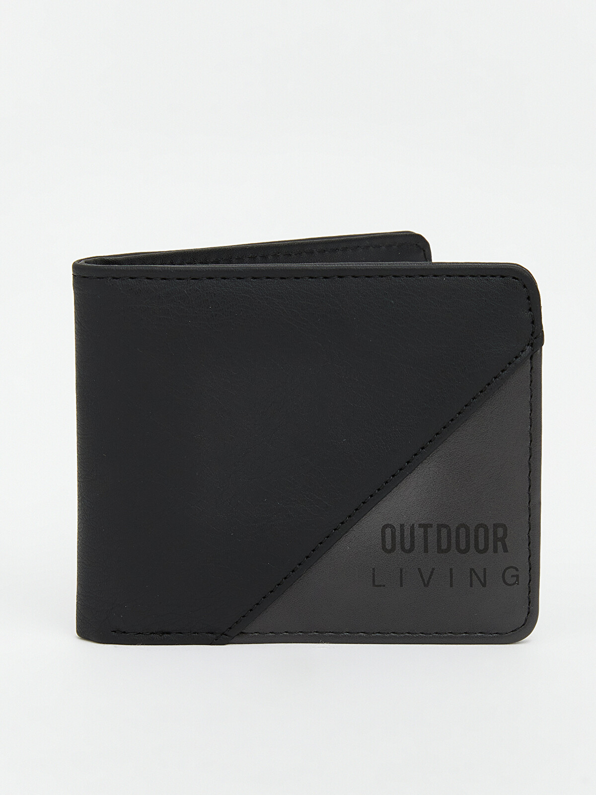『Hollywood WALLET BLACK』 LCW ACCESSORIES Faux Leather Men's Wallet - S6FS75Z8-HUC | LC Waikiki