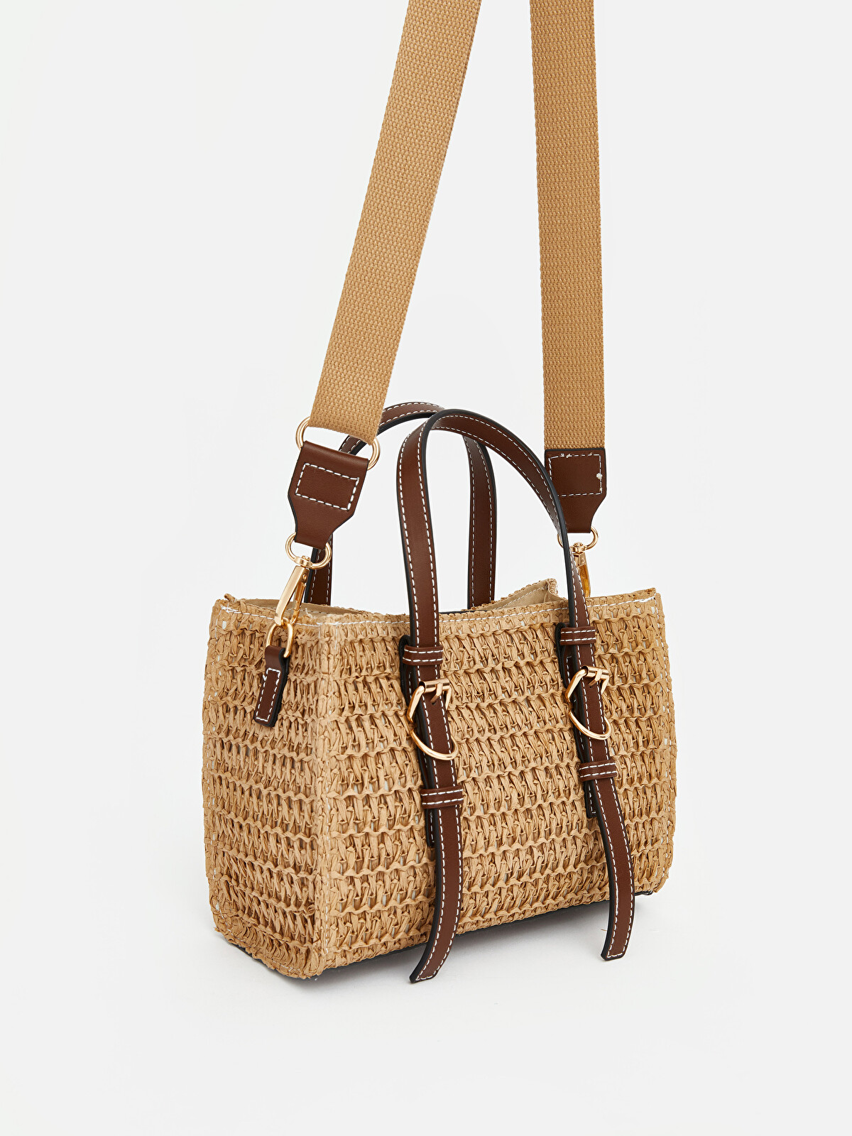 LCW ACCESSORIES Women's Rattan Shoulder Bag - S6FY65Z8-FF5 | LC