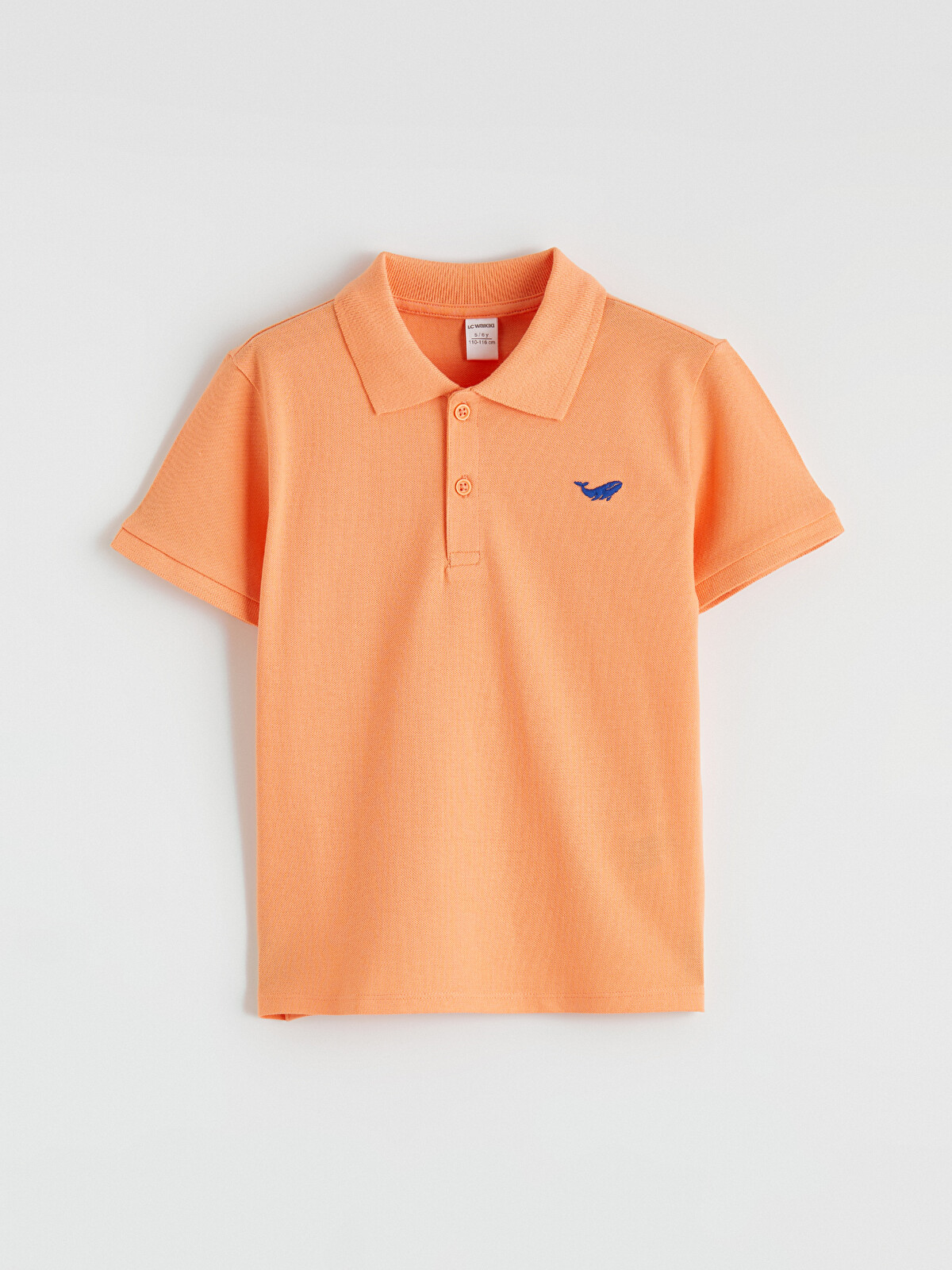 のこちゃん LCW Kids Mercan Polo Yaka Nakışlı Erkek Çocuk Tişört - S6FY73Z1