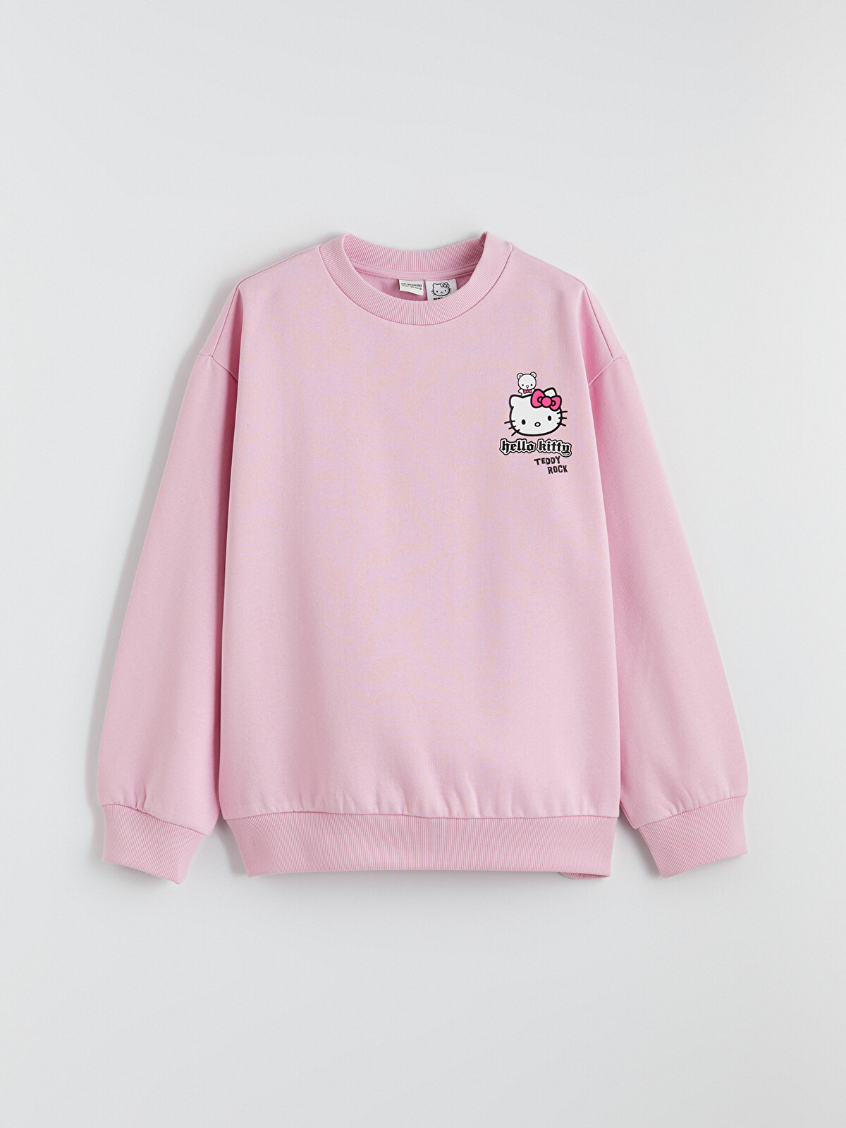 LCW Kids Hello Kitty Printed Girls' Cozy Sweatshirt - S6G098Z4-G8E
