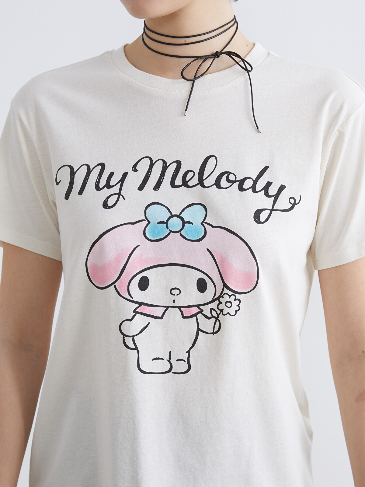 XSIDE Женская Футболка С Круглым Вырезом С Принтом My Melody
