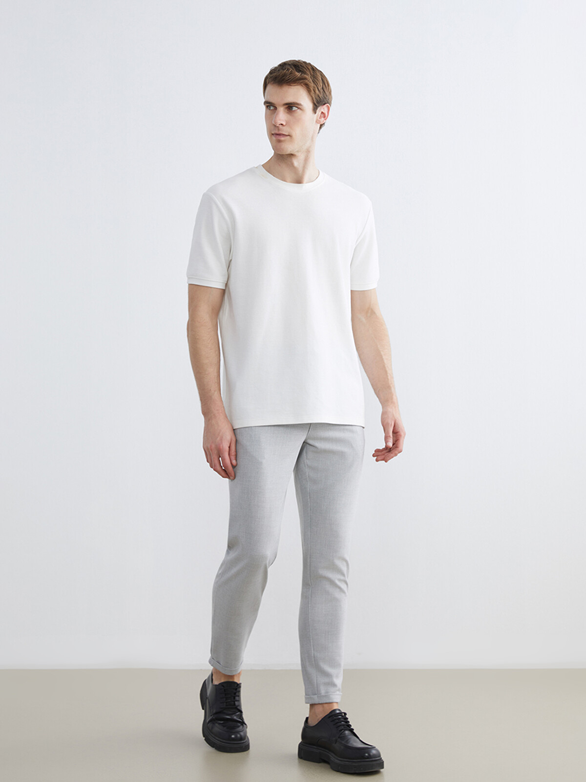 LCW Vision Gri Slim Fit Erkek Pantolon - S6G335Z8-CSW | LCW