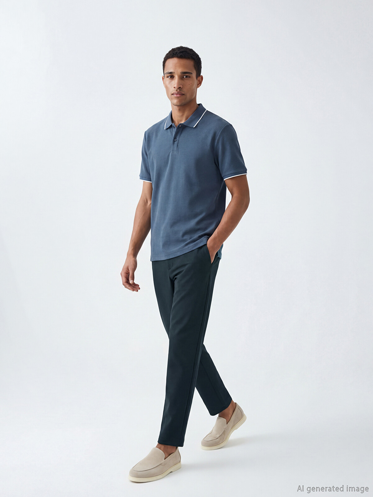 LCW Vision Lacivert Standart Kalıp Erkek Pantolon - S6G337Z8-HRZ | LCW