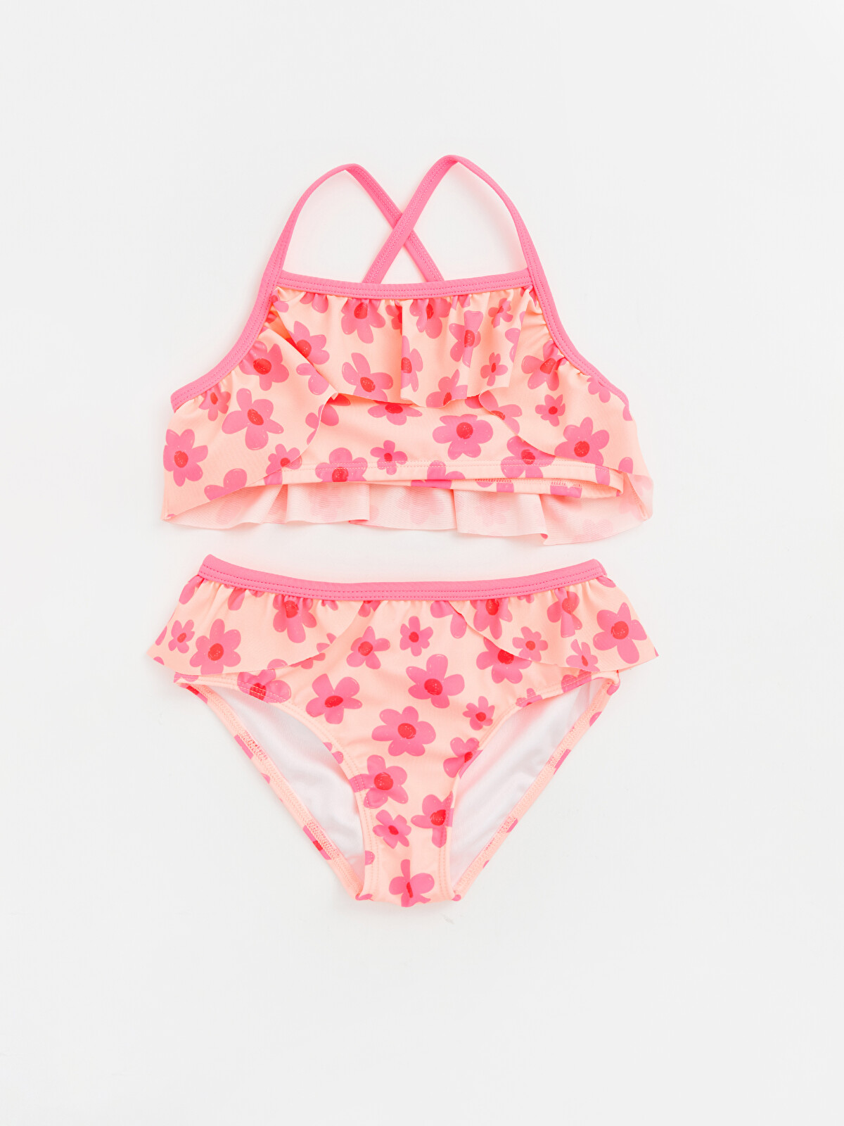 LCW Kids Floral Patterned Girls' Bikini Set - S6G641Z1-LSZ | LC