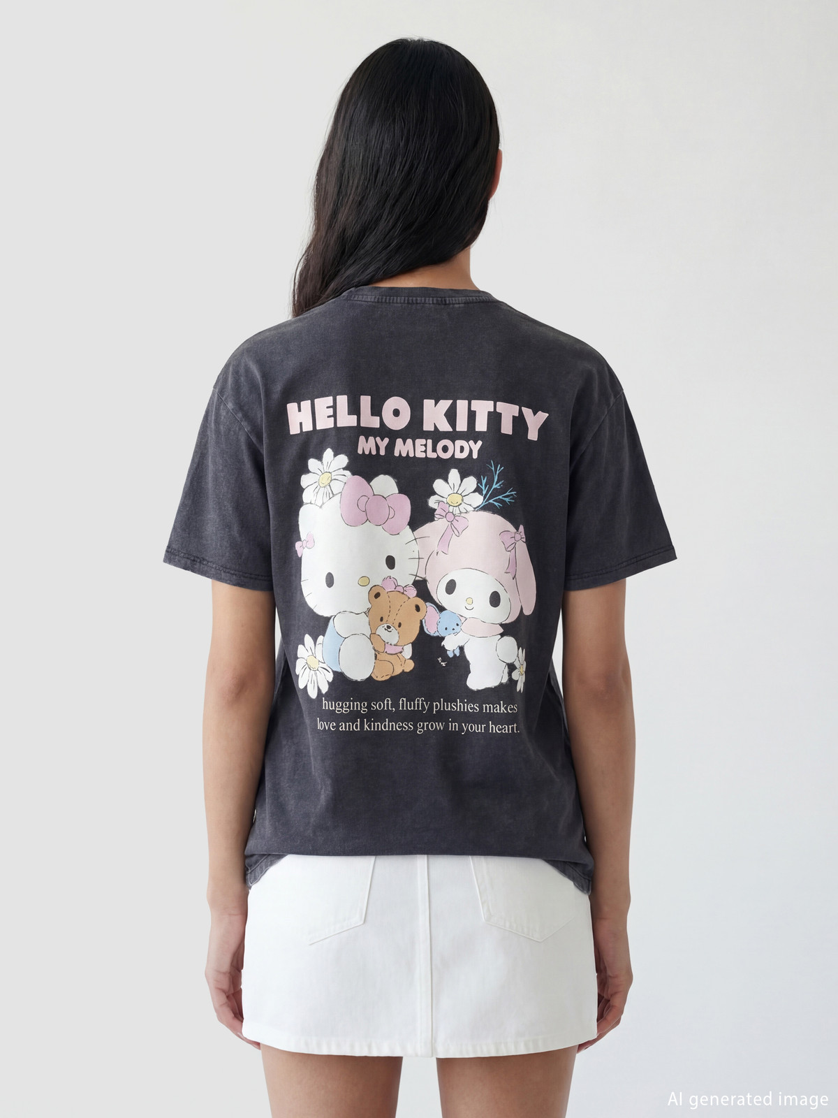 XSIDE Hello Kitty Printed Jersey Women's T-shirt - S6G752Z8-VDL