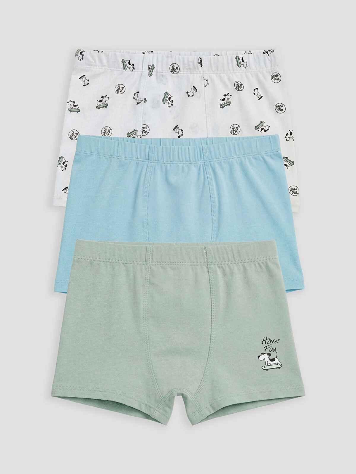 LCW Kids Printed Boys' Boxer 3-pack - S6GA14Z1-LU7 | LC Waikiki