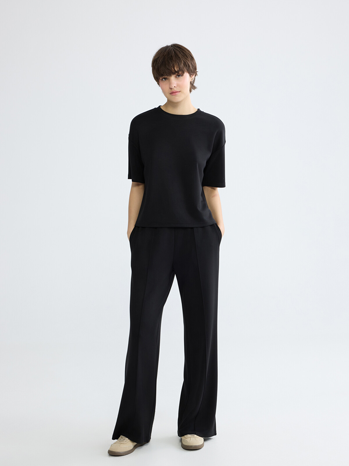 XSIDE Elastic Waist Soft Touch Women's Sweatpants - S6GA43Z8-CVL