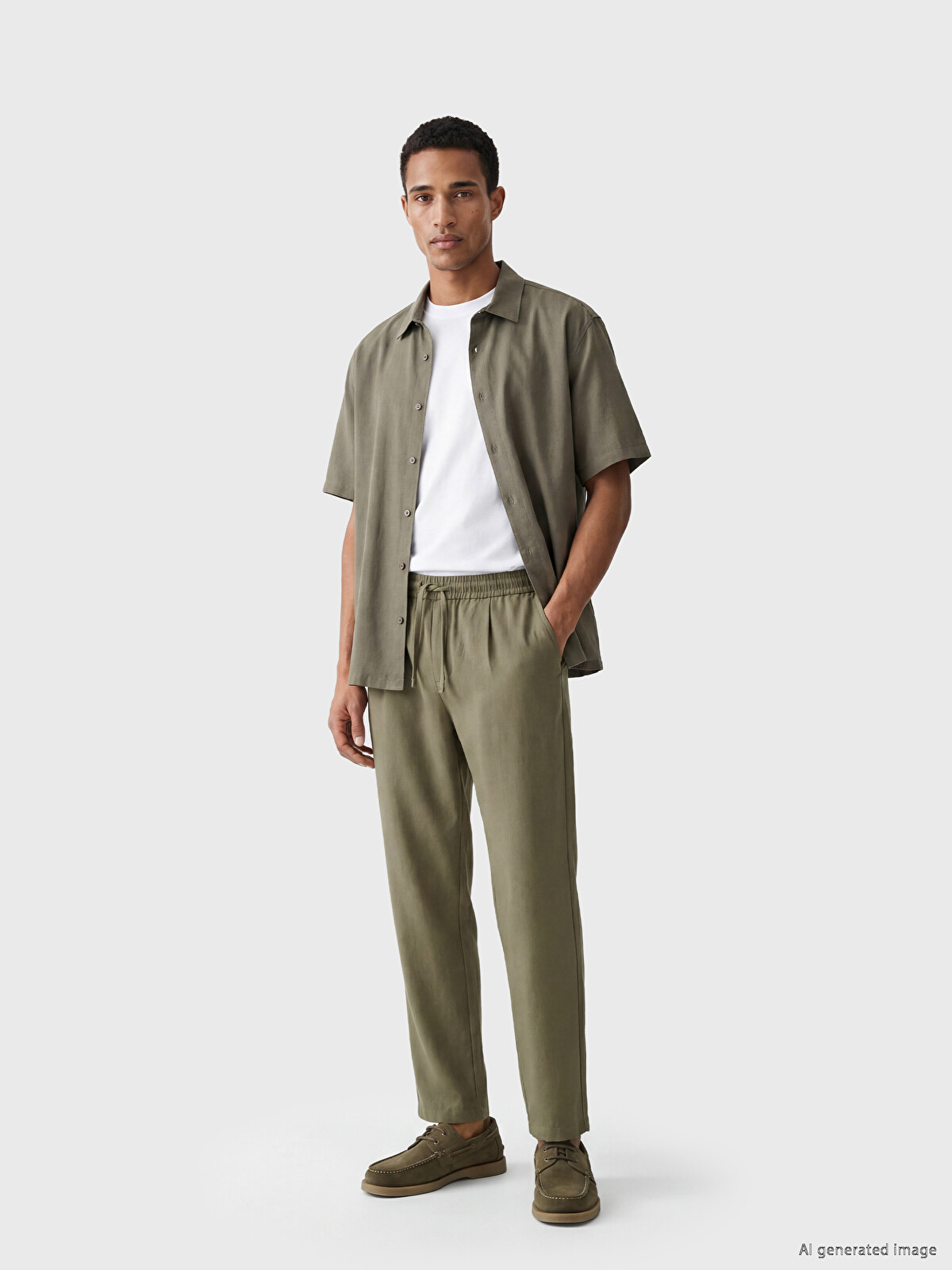 LCW Vision Regular Fit Men's Pleated Trousers - S6GB14Z8-DMK | LC