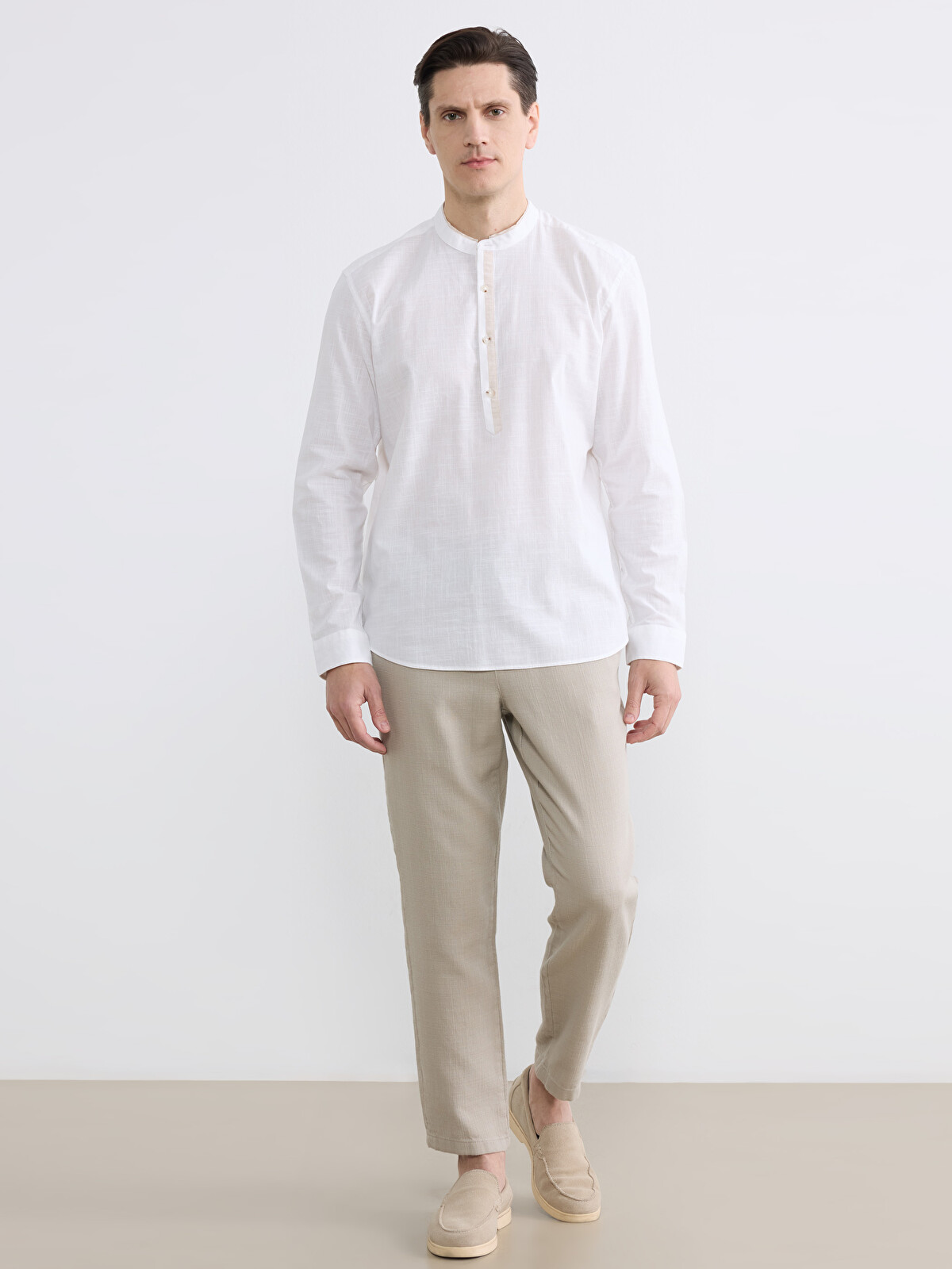 LCW Vision Regular Fit Men's Basic Shirt - S6GH68Z8-Q6K | LC Waikiki