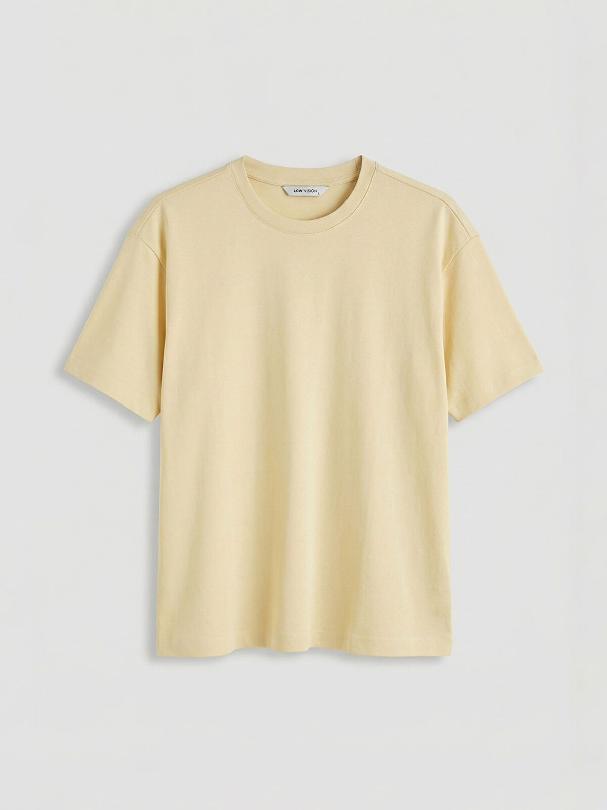 LCW Vision %100 Pamuk Loose Fit Basic Soft Touch Tişört
