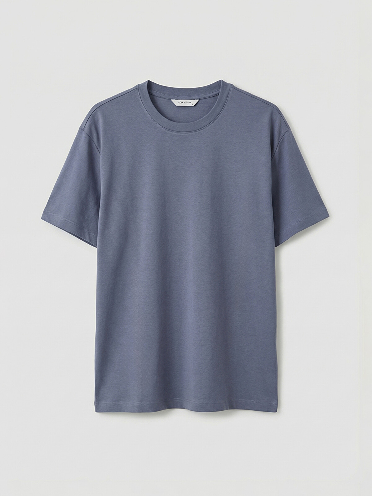 LCW Vision 100% Baumwolle Lockeres Basic Soft Touch T-Shirt