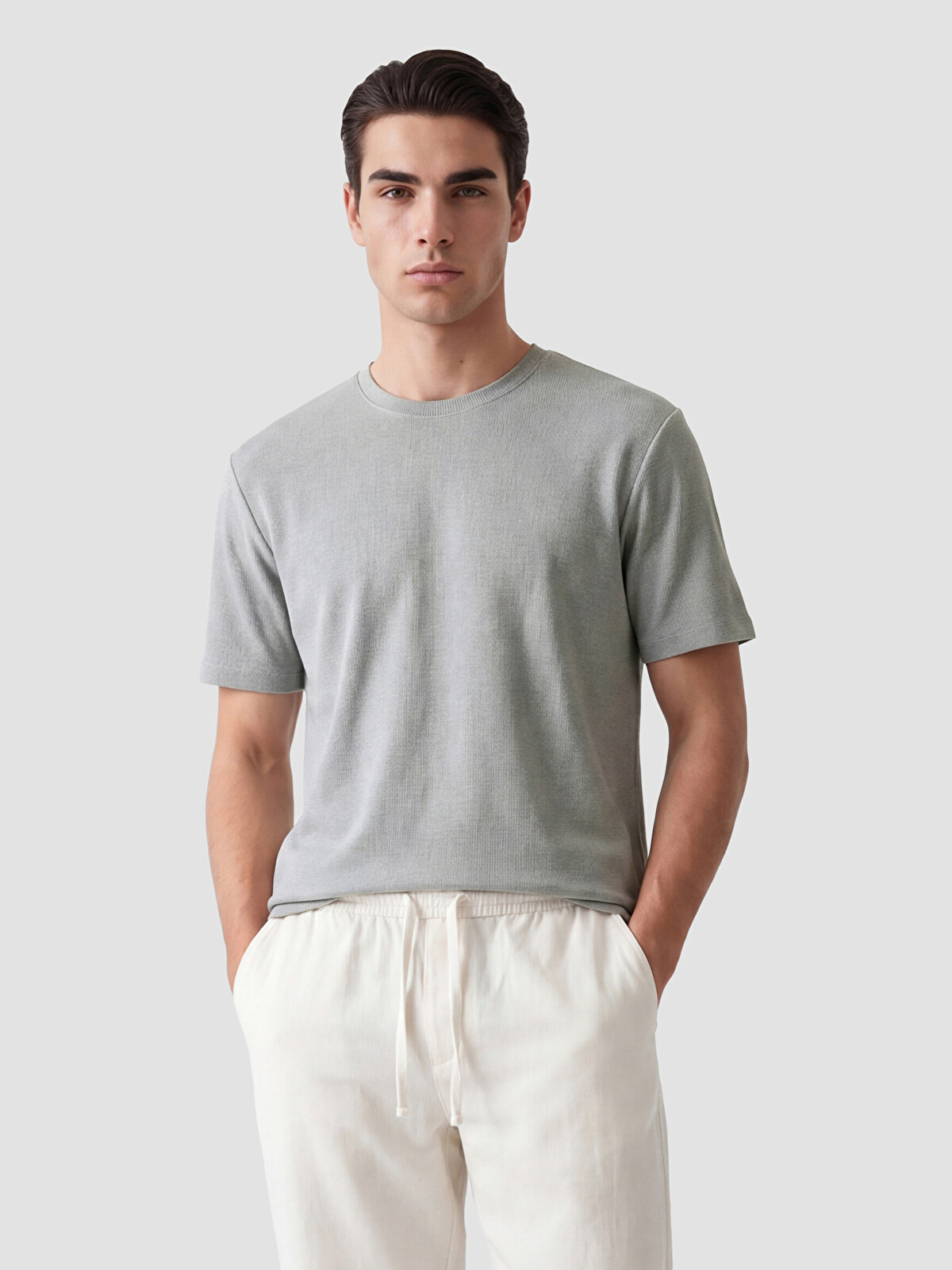 LCW Vision Crew Neck Men's T-shirt - S6GK49Z8-CUZ | LC Waikiki