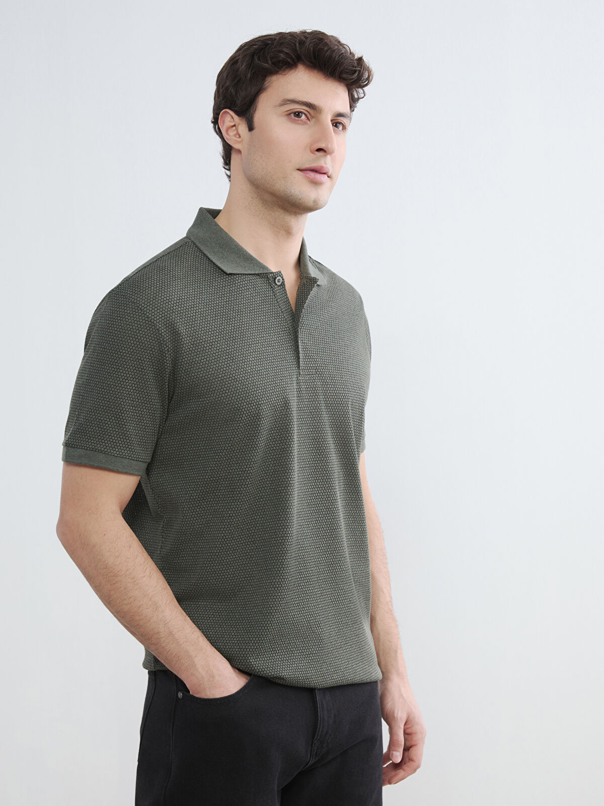 LC WAIKIKI Polo Yaka Pike Erkek Tişört