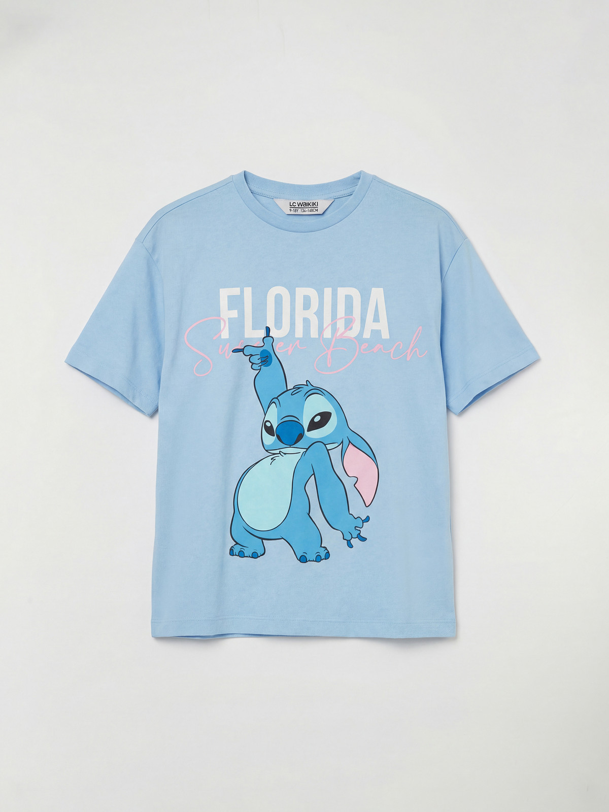 ちぃ LCW Kids Stitch Baskılı Kız Çocuk Tişört - S6GV98Z4-YTE | LC Waikiki