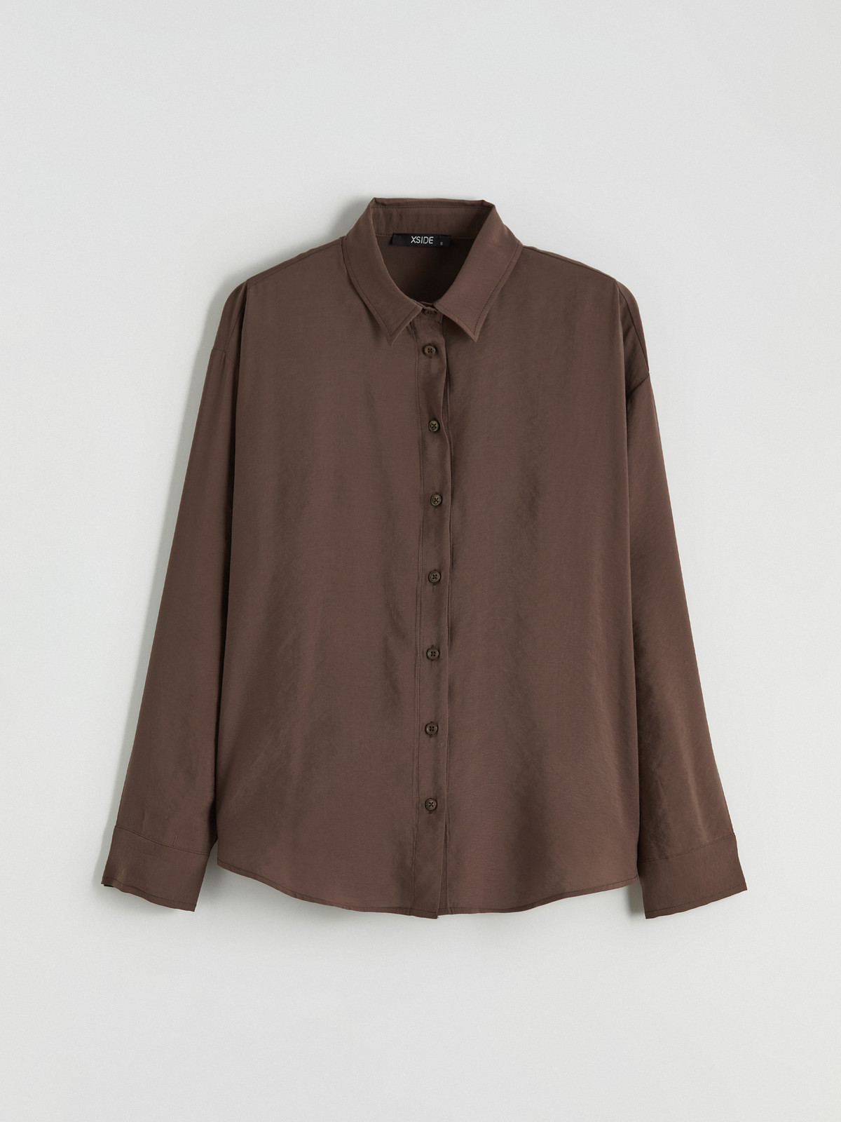 XSIDE Oversize Modal Blend Women's Shirt - S6H700Z8-K41 | LC Waikiki