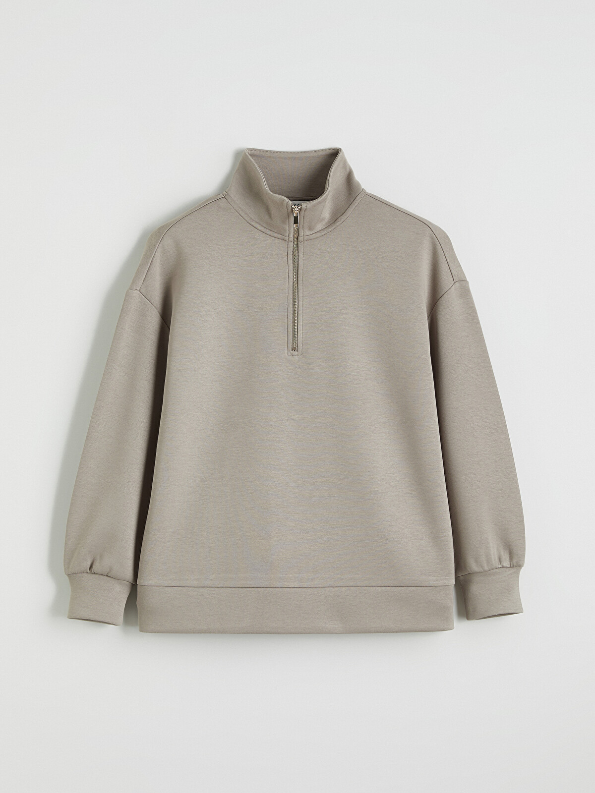LCWAIKIKI Classic Dik Yaka Soft Touch Kadın Sweatshirt - S6HF78Z8