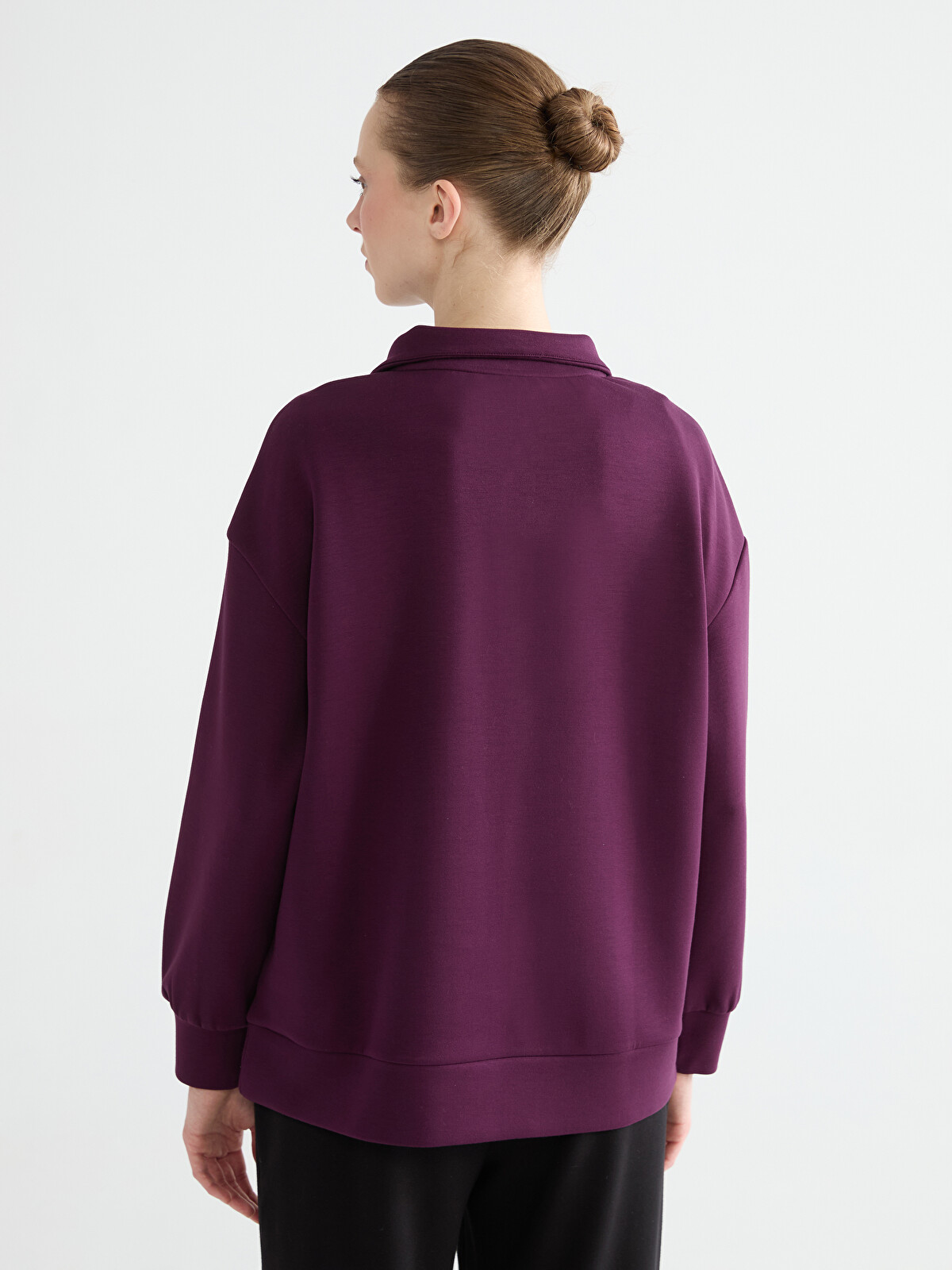 LCWAIKIKI Classic Mock Neck Soft Touch Women's Sweatshirt