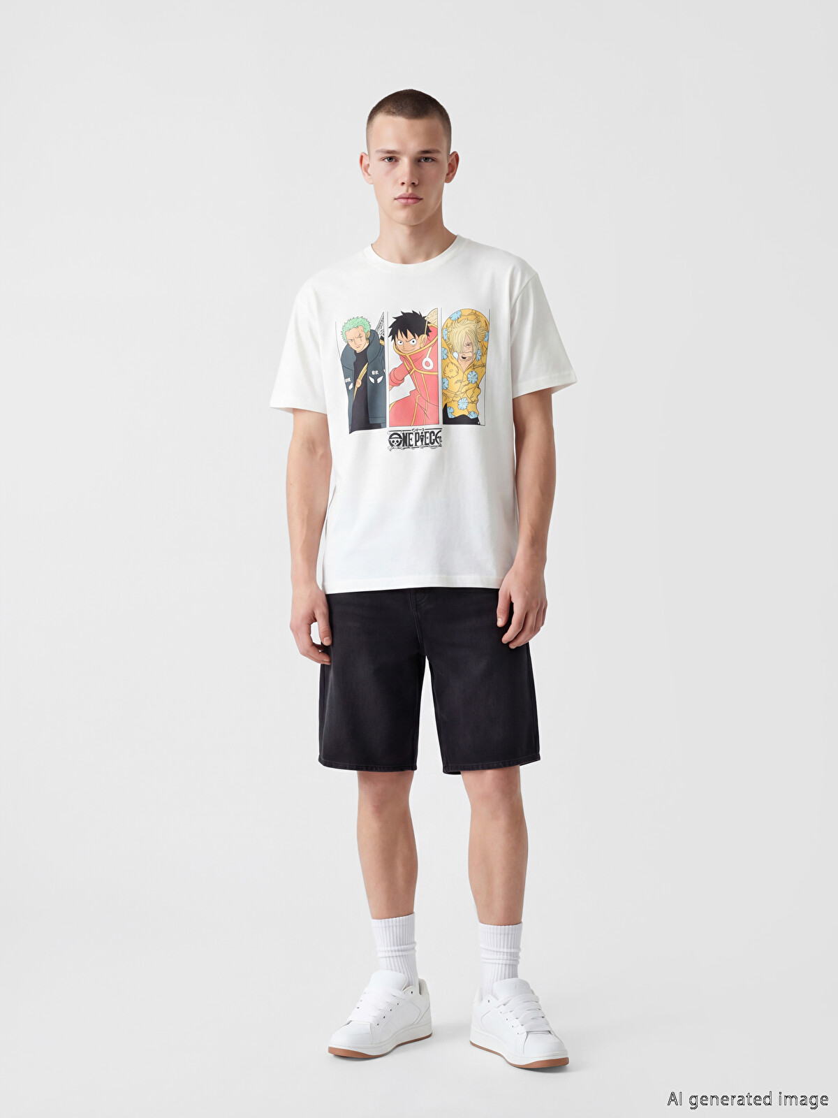 XSIDE Crew Neck One Piece Printed Men's T-Shirt - S6HG17Z8-R9J