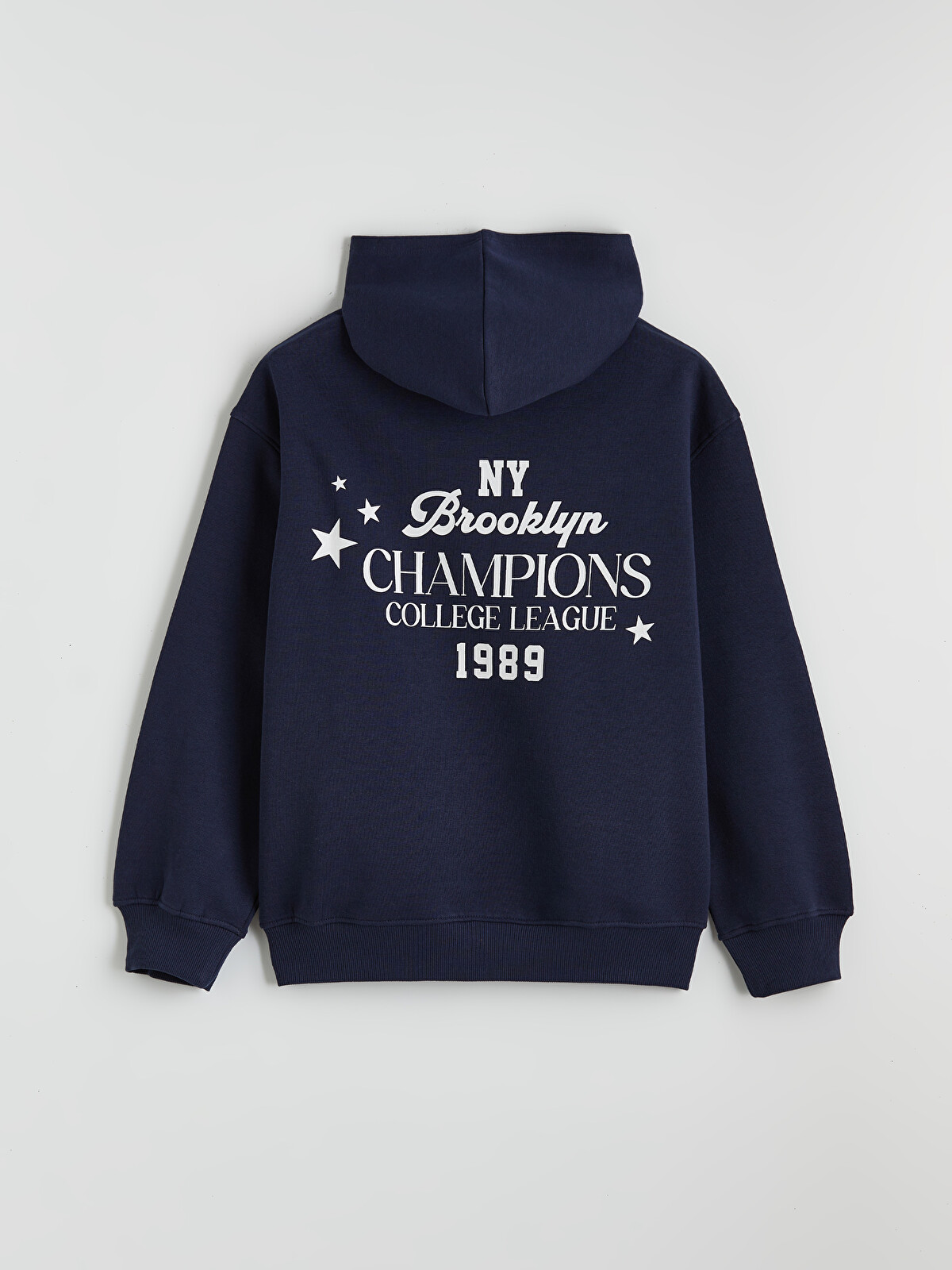 LCW Kids Kapüşonlu Baskılı Kız Çocuk Kalın Sweatshirt - S6HH46Z4