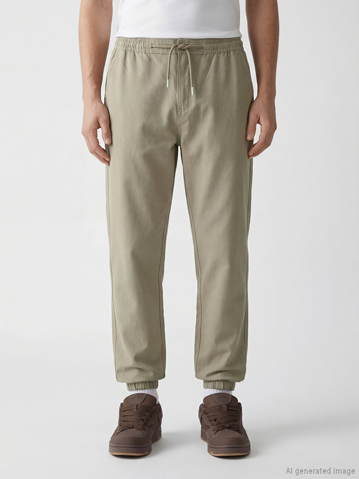 クルールラボ SLIMPAD FIT XSIDE Regular Fit Keten Görünümlü Erkek Jogger Pantolon - S6HY35Z8