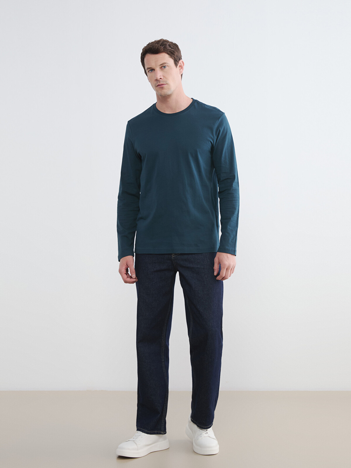 LCWAIKIKI Classic Men's Long-sleeve Crew Neck T-shirt - S6I075Z8
