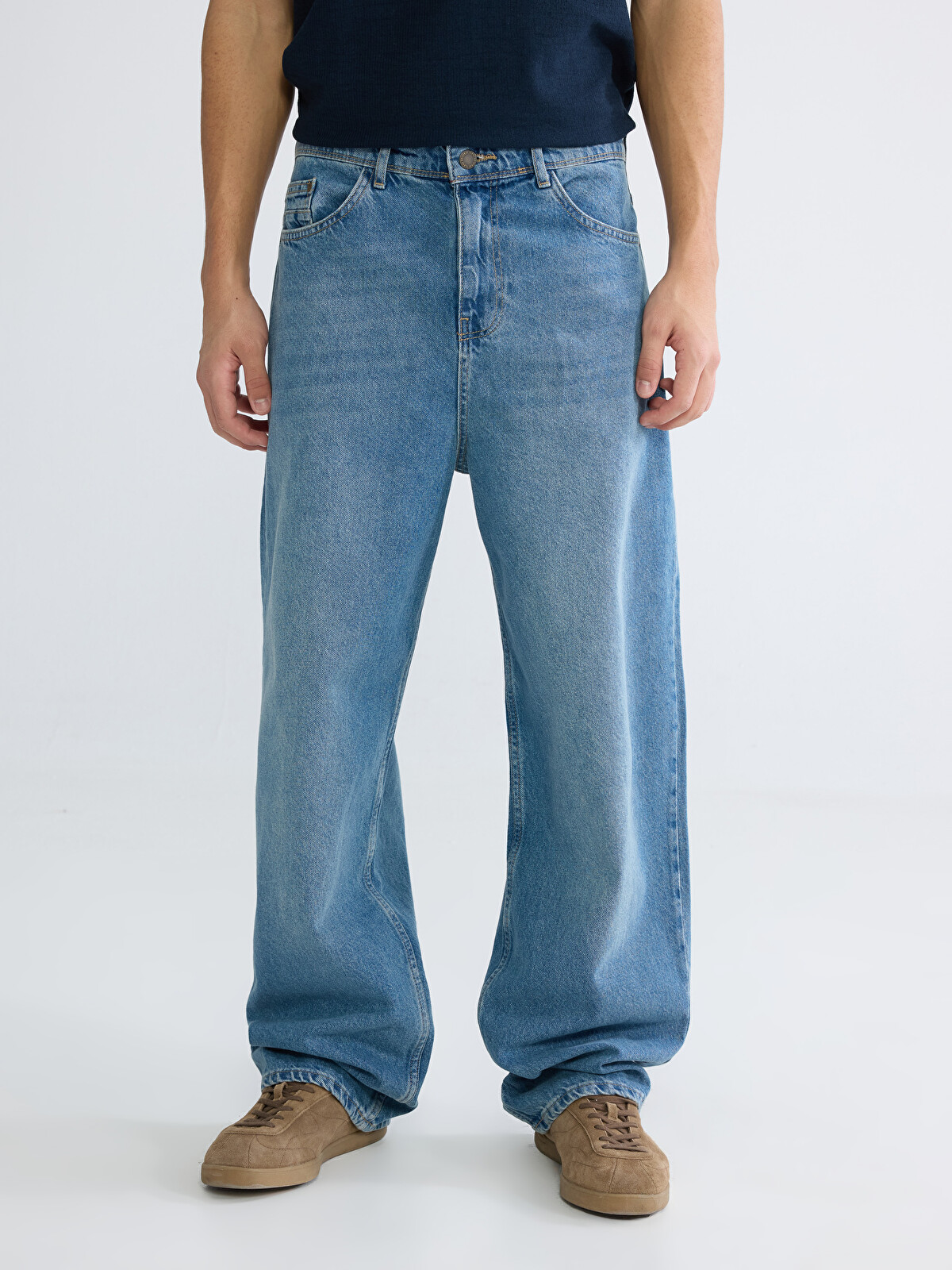 XSIDE Loose Fit Erkek Jean Pantolon - S6I426Z8-H45 | LC Waikiki