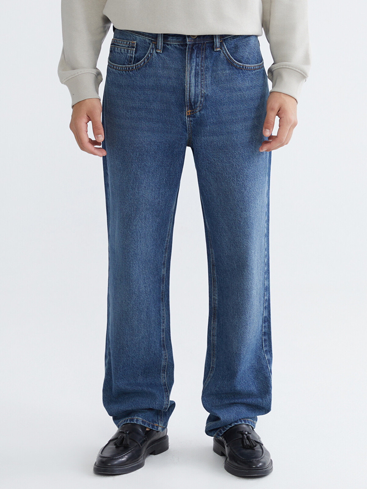 XSIDE Straight Fit Erkek Jean Pantolon - S6I428Z8-309 | LC Waikiki
