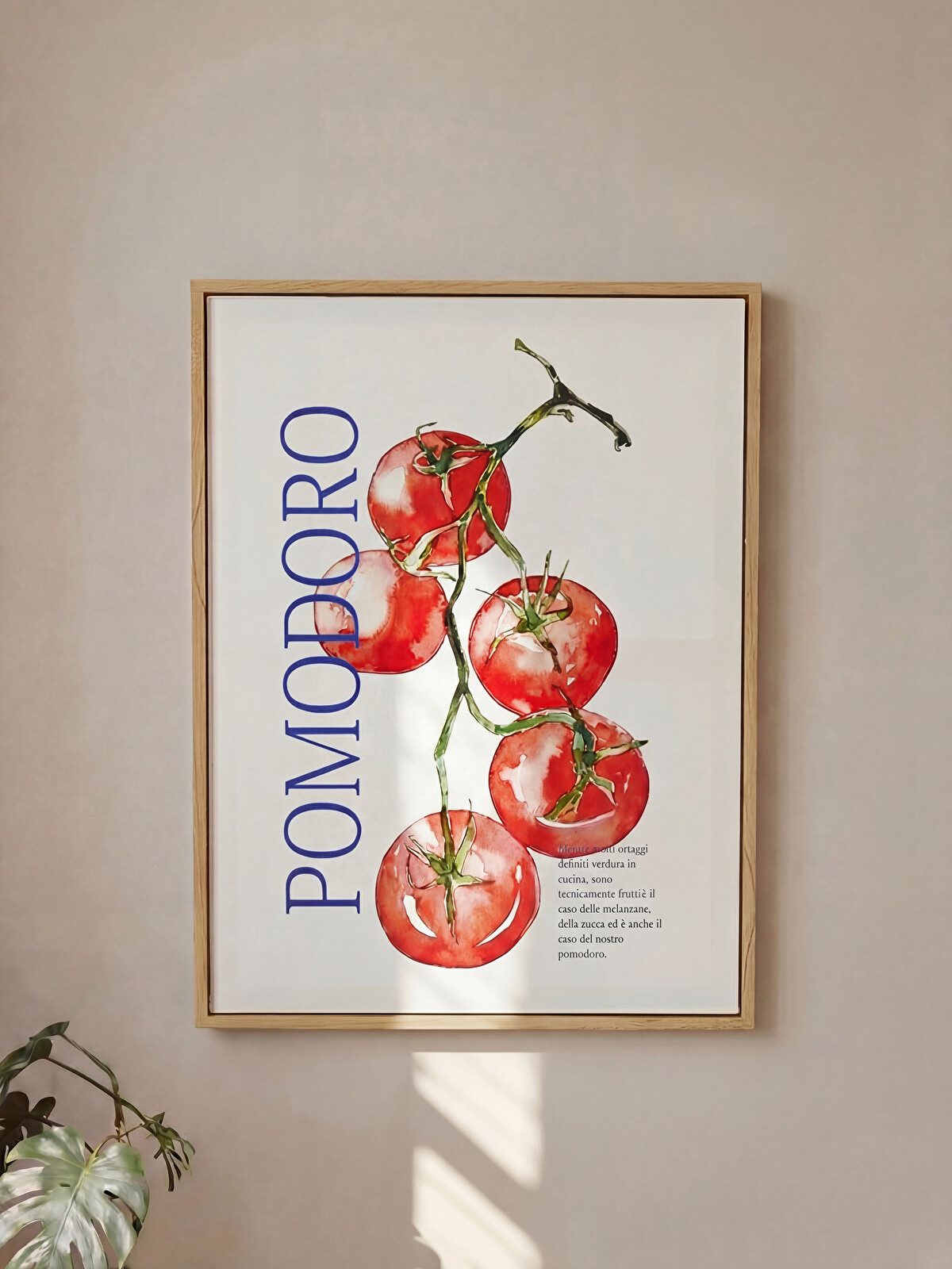 LCW HOME Tomato Printed Decorative Frame - S6I661Z8-M0T | LC Waikiki