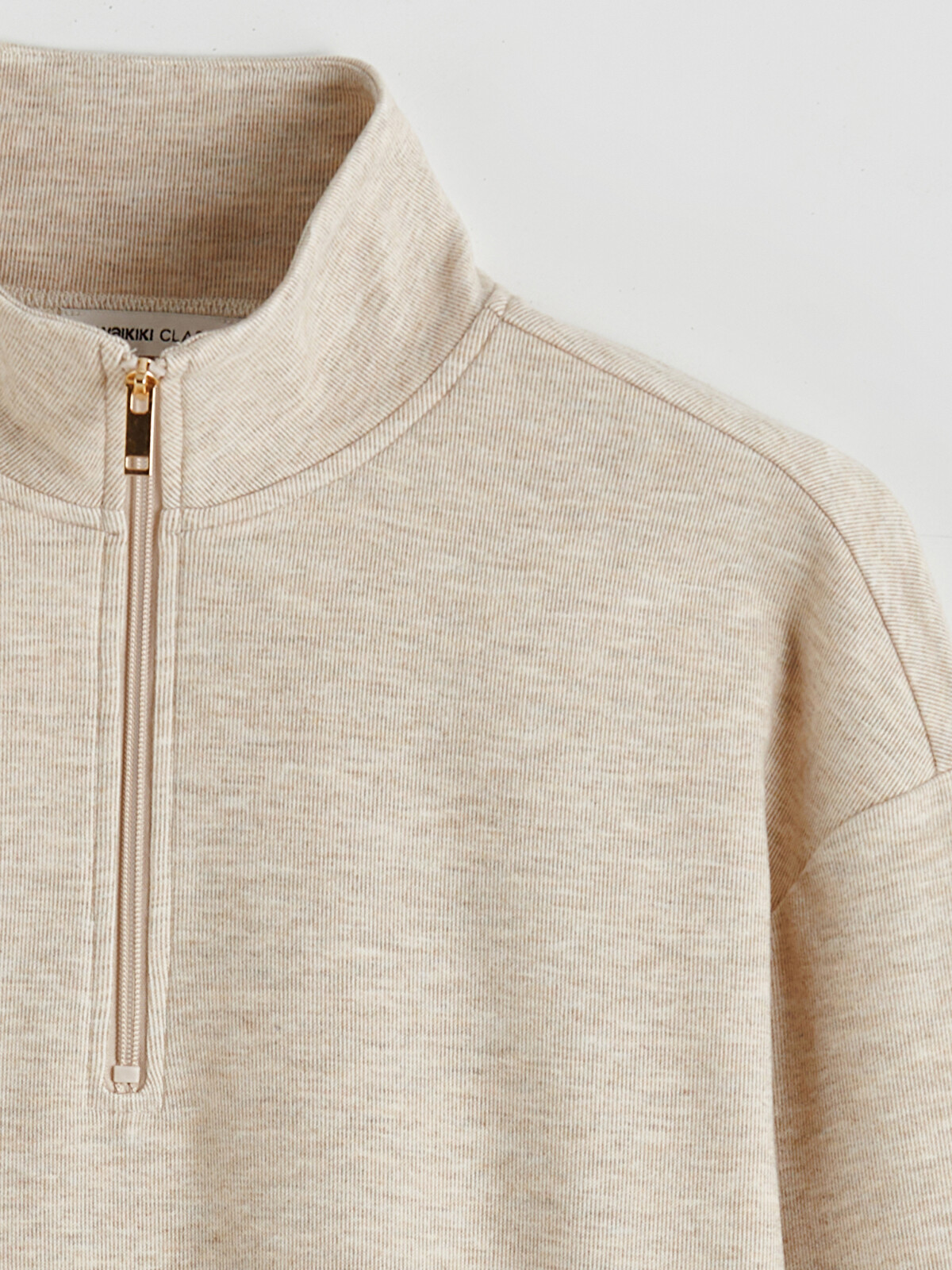 LCWAIKIKI Classic Stand-up Collar Soft Touch Women's Sweatshirt