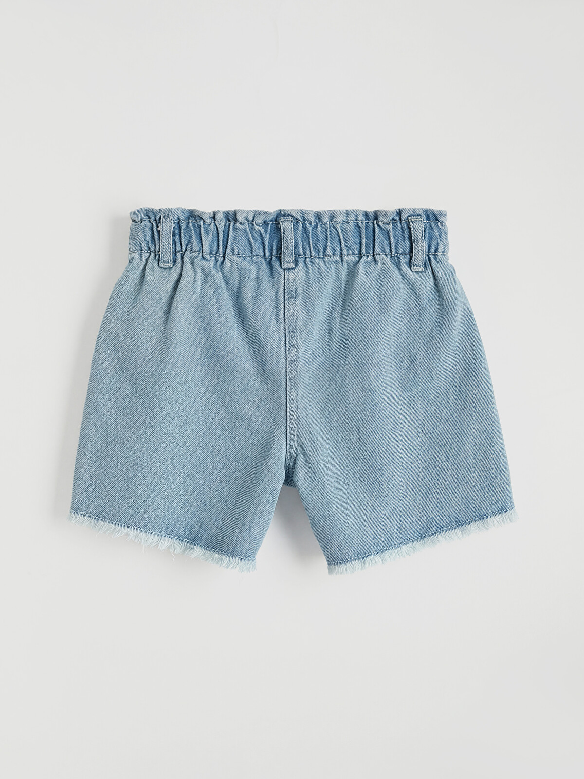LCW Kids Stitch Printed Girls' Jean Shorts - S6I979Z1-LR1 | LC Waikiki
