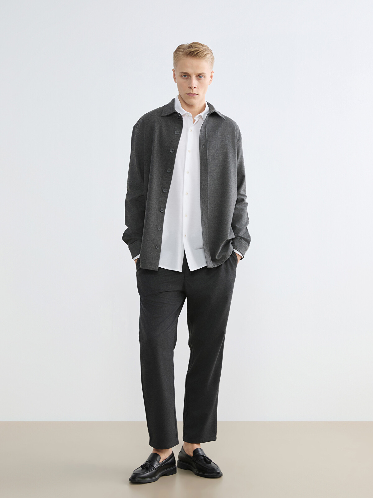 LCW Vision Men's Standard Fit Pleated Trousers - S6IA38Z8-ZZZ | LC
